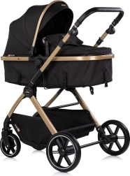 Poussette combinée 2‑en‑1 Chipolino Pearl Noir