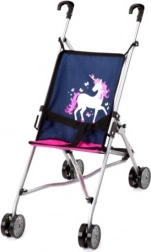 poussette canne avec licorne
