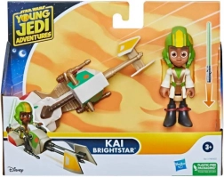 Star Wars Young Jedi Adventures – speeder et figurine Kai Brightstar