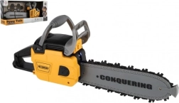 Tronçonneuse pour enfants à batterie avec sons et lumières 42 cm