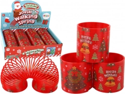 Ressort culte rouge à motif de Noël 6 cm