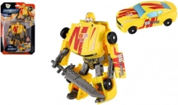 Robot jaune transformable – voiture 14 cm