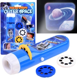 Lampe projecteur pour enfants avec motifs spatiaux