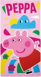 Serviette enfant Peppa Pig en microfibre 70 × 140 cm