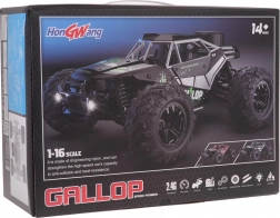 Crawler RC GALLOP 1:16 4x4 avec carrosserie métallique – Rouge