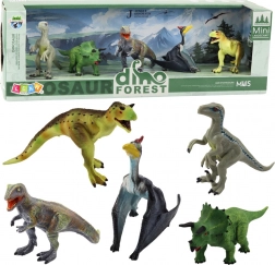 Ensemble de figurines de dinosaures réalistes Forêt - 5 pièces
