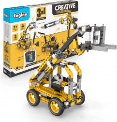 Engino kit de construction Creative Builder – machines de chantier (3 en 1)