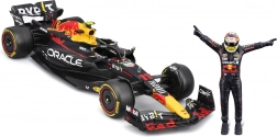 bburago 1:24 formula 1 red bull racing rb19 2023 avec figurine du pilote et boîte cadeau