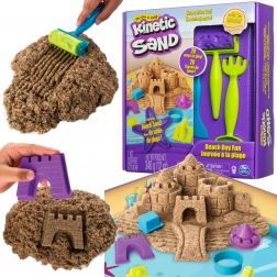 Kinetic Sand journée à la plage – set château et accessoires