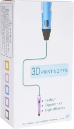 Stylo 3D bleu pour créations en PLA