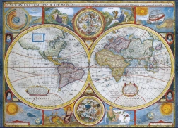 Puzzle EUROGRAPHICS Carte du monde ancienne 1000 pièces