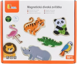 Aimants en bois animaux sauvages Viga