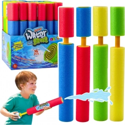 Pistolet à eau en mousse coloré avec pompe 30 cm
