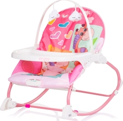 Fauteuil à bascule pour enfant Enjoy rose