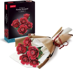 Puzzle 3D grand bouquet de roses