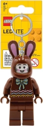 LEGO Iconic lapin en chocolat – porte-clés lumineux LED