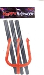 Fourche du diable avec trident rouge