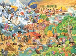 Puzzle Ravensburger Amusement à chaque saison XXL 100 pièces