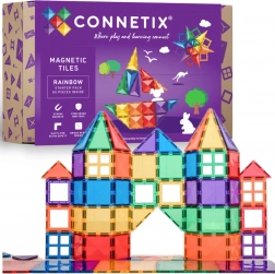 Connetix Rainbow Starter Pack construction magnétique 60 pièces