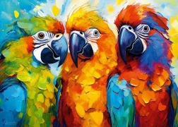 Puzzle Cherry Pazzi Trio tropical 500 pièces