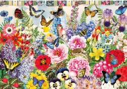 Puzzle fleurs des prés 500 pièces GIBSONS