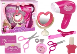 Set de coiffeur pour enfants avec sèche-cheveux à piles