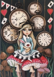 Puzzle Alice et le Temps 1000 pièces