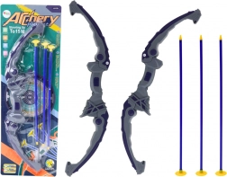 Arc pour enfants avec flèches à ventouse, violet, 3 pièces