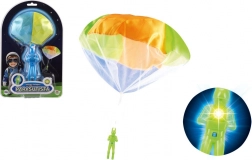 parachutiste lumineux avec parachute – jouet volant pour enfants 12 cm