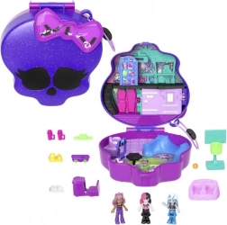 Polly Pocket compact Monster High crâne avec skatepark et école