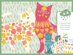 Djeco création en papier Chats