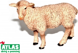 Figurine de mouton peinte à la main de 9 cm