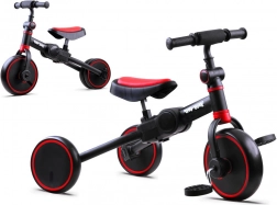Tiny Bike 3-en-1 draisienne pour enfants, tricycle et vélo d’équilibre – noir