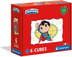 CLEMENTONI Play For Future Cubes illustrés Super Amis, 6 cubes