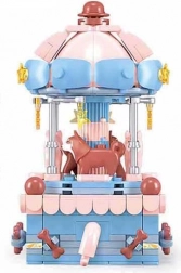 Sluban manège avec petit animal – chien, jeu de construction