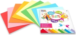 Lot de papiers origami colorés 20 × 20 cm, 50 feuilles, 110 g/m²