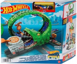 Hot Wheels set thématique boucle crocodile