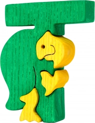 Alphabet Fauna – lettre T tortue