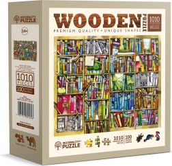 Puzzle en bois Étagères avec des livres 1010 pièces
