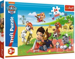 Puzzle Trefl PAT' PATROUILLE Maxi 24 pièces – Amusement sur le tapis