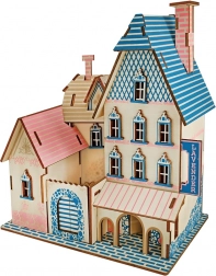 Woodcraft puzzle 3D en bois villa