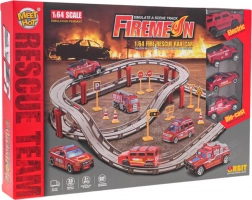 Piste de course pour enfants – version pompiers