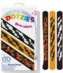 fabrication de bracelets à motifs animaux – lot de 3 pièces