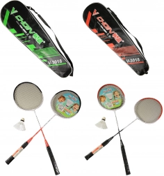 Set de badminton pour enfants dans une housse (2 raquettes + volant)
