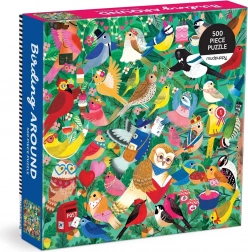 Puzzle Mudpuppy Monde des oiseaux 500 pièces