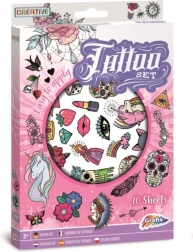 Set de tatouages temporaires pour filles Grafix