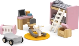 Mobilier en bois pour maison de poupées Viga PolarB – chambre d’enfant