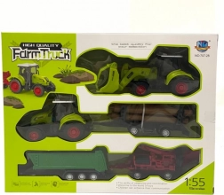 Set de jeu tracteur avec remorque et accessoires