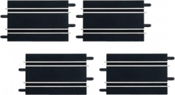 Lignes droites 170 mm pour circuits Carrera GO, GO Plus et Digital 143 (4 pcs)