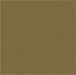 Plaque de construction marron foncé 25,5 x 25,5 cm